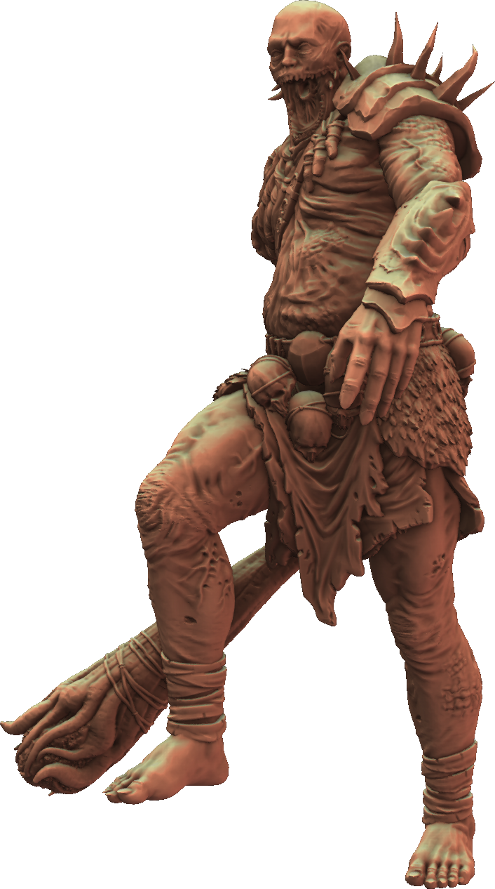 Crippled God Foundry - Shadowcurse - Pale Giant #2 - DnD/TTRPG Figure/Miniature