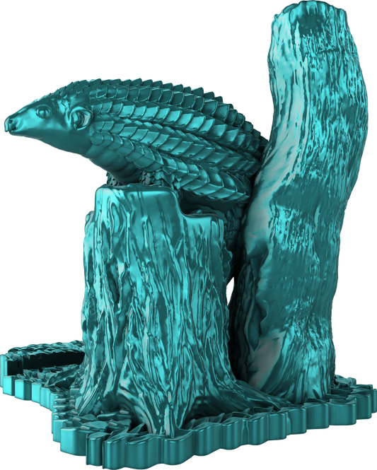 Digital Creative Works - Animal Phone Holder - Pangolin - Prop/Decoration