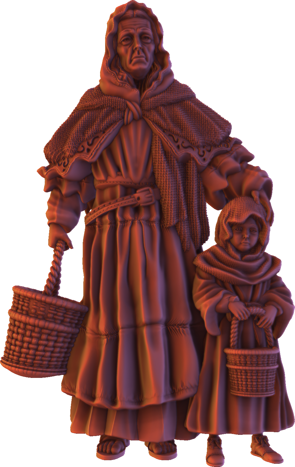 Forged Path - Willowbrook Underworld - Panhandlers - DnD/TTRPG Figure/Miniature