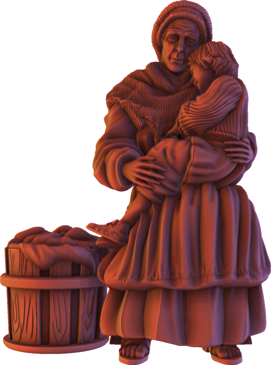 Forged Path - Willowbrook Underworld - Panhandlers - DnD/TTRPG Figure/Miniature