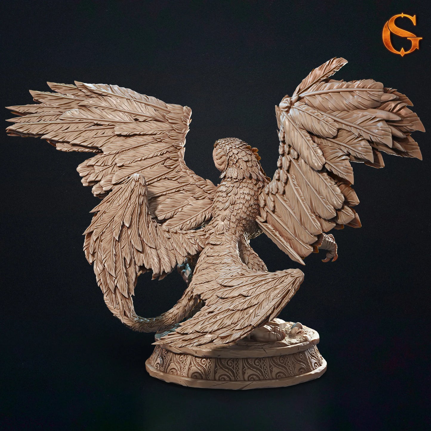 Solgoodcreations - Parrot Griffin - DnD/TTRPG Figure/Miniature