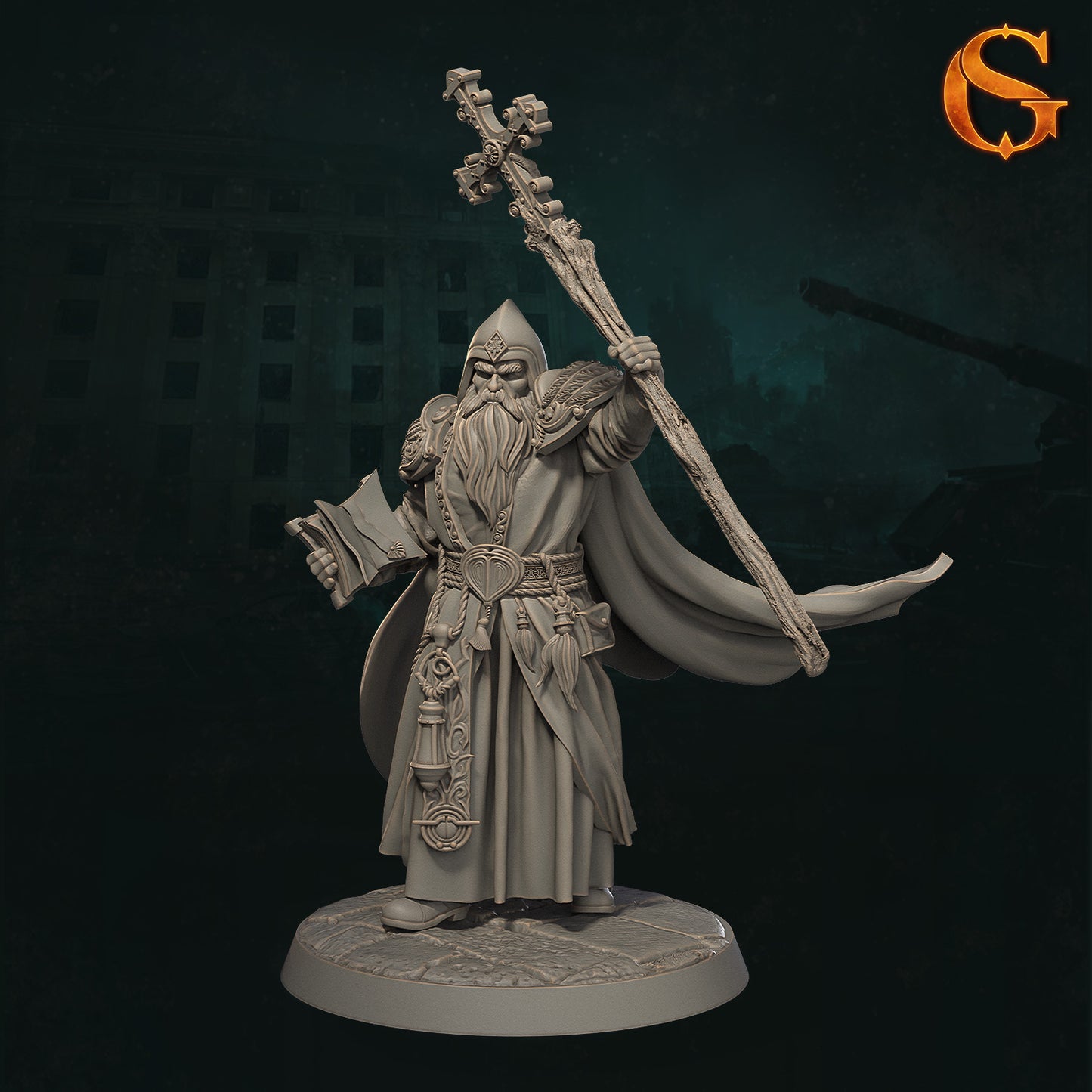 Solgoodcreations - Demonic Incursion in Kharkiv - Patriarch Cyril - DnD/TTRPG Figure/Miniature