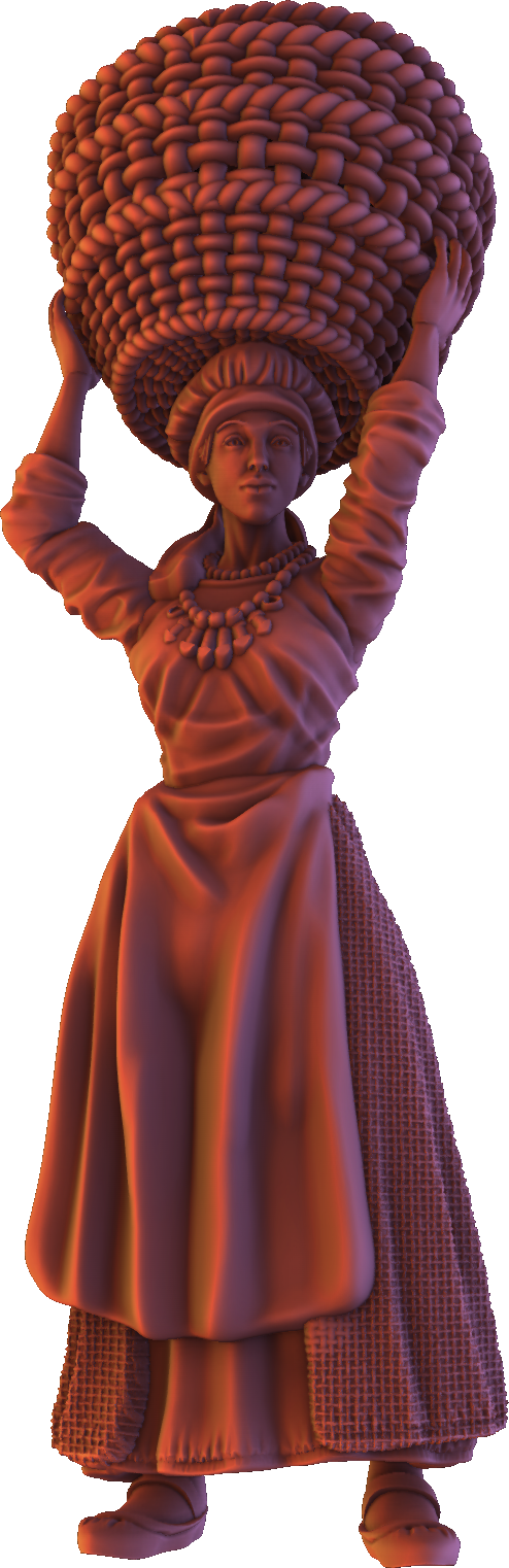 Forged Path - Willowbrook Underworld - Peasant Female - DnD/TTRPG Figure/Miniature