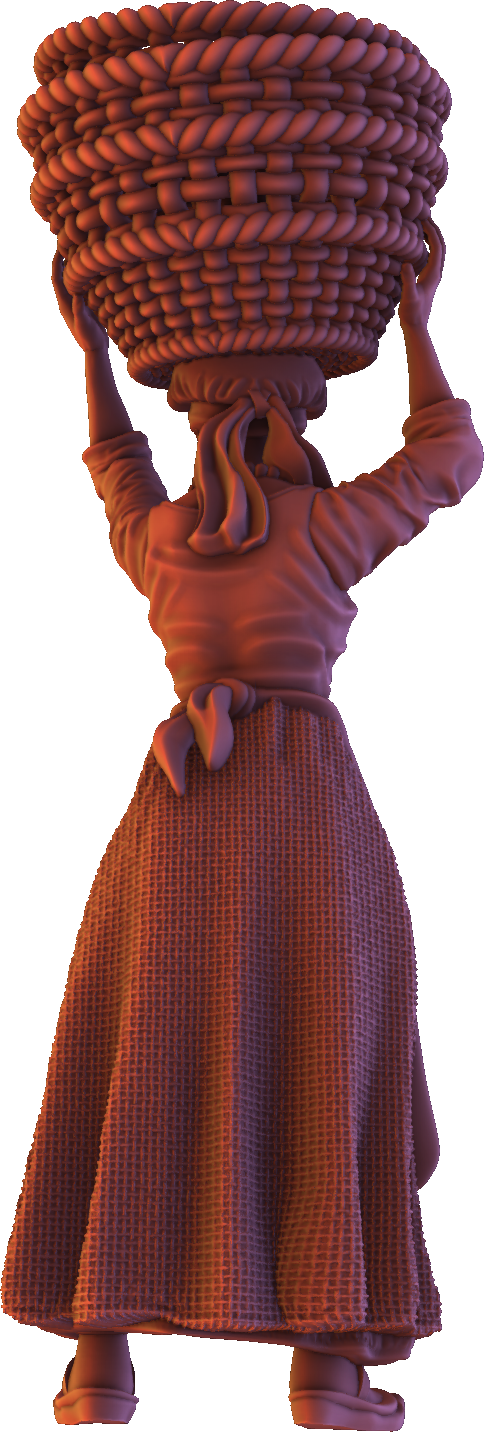 Forged Path - Willowbrook Underworld - Peasant Female - DnD/TTRPG Figure/Miniature