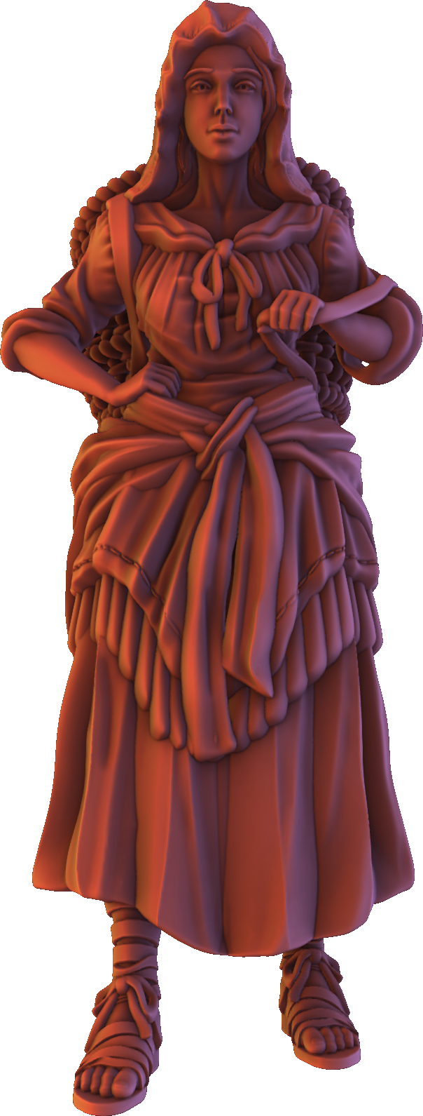 Forged Path - Willowbrook Underworld - Peasant Female - DnD/TTRPG Figure/Miniature
