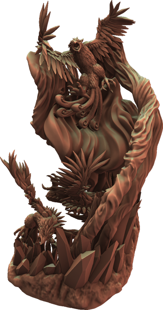 Miniature Evolution - Phoenix Dice Tower - DnD/TTRPG/Roleplaying/Wargames