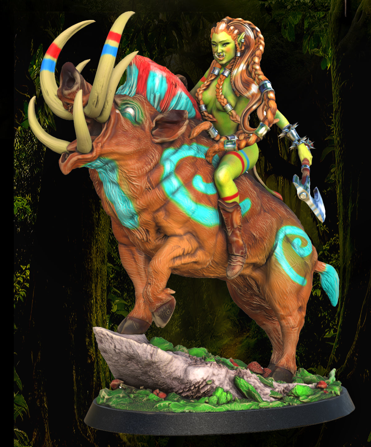 Printomancer - Piglet & Boar - 32/75mm Pin Up/Figure/Model/Diorama