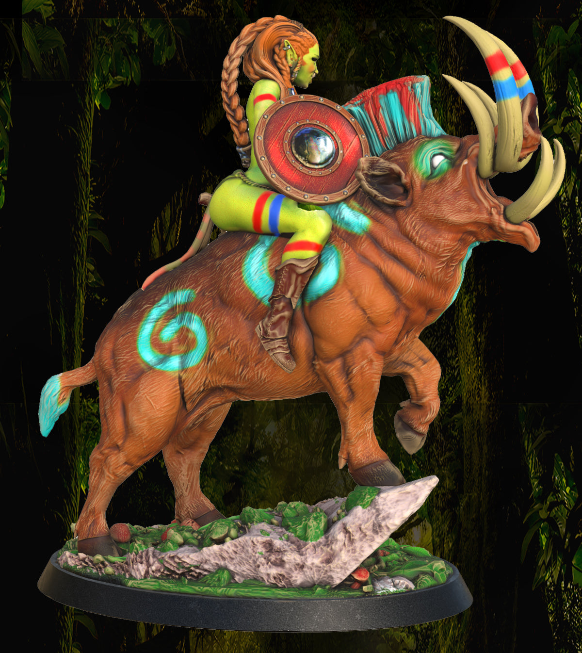 Printomancer - Piglet & Boar - 32/75mm Pin Up/Figure/Model/Diorama