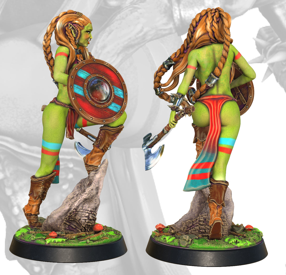 Printomancer - Half-Orc: Piglet - 32/75mm Pin Up/Figure/Model/Diorama