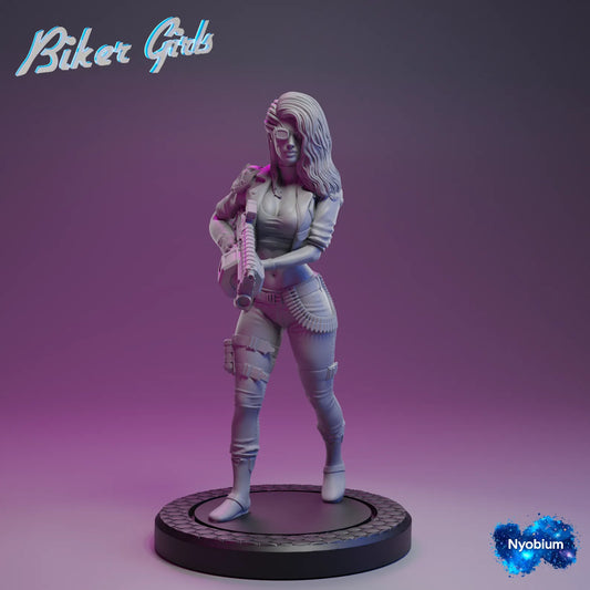 Nyobium Games - Jen, Bounty Hunter #3 - 75mm Pin Up/Figure/Model/Diorama
