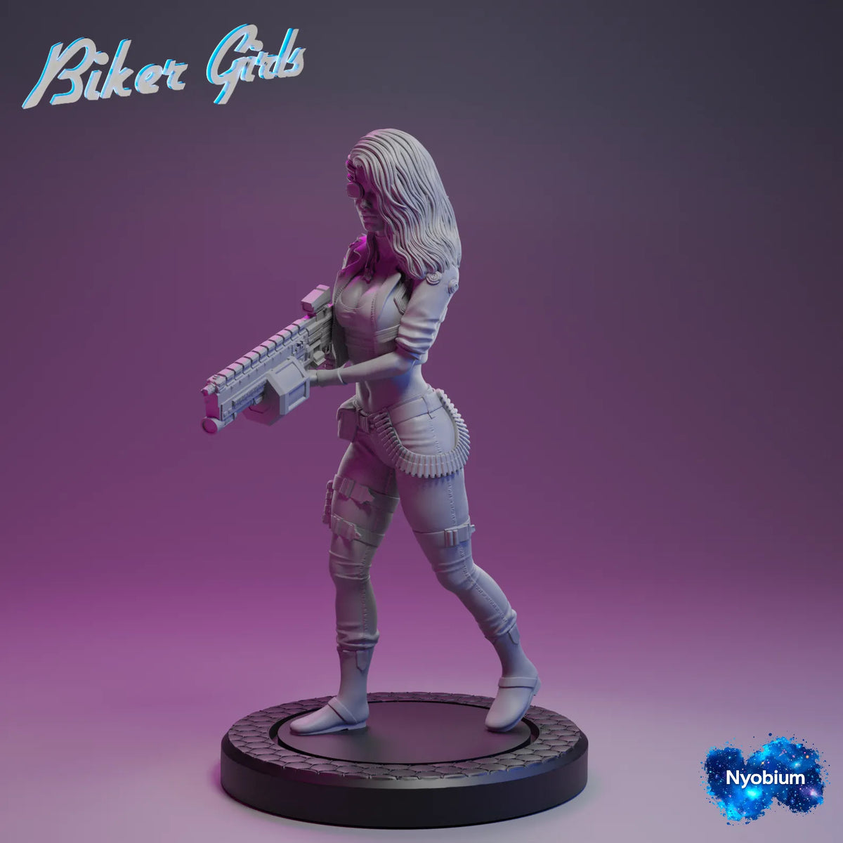 Nyobium Games - Jen, Bounty Hunter #3 - 75mm Pin Up/Figure/Model/Diorama