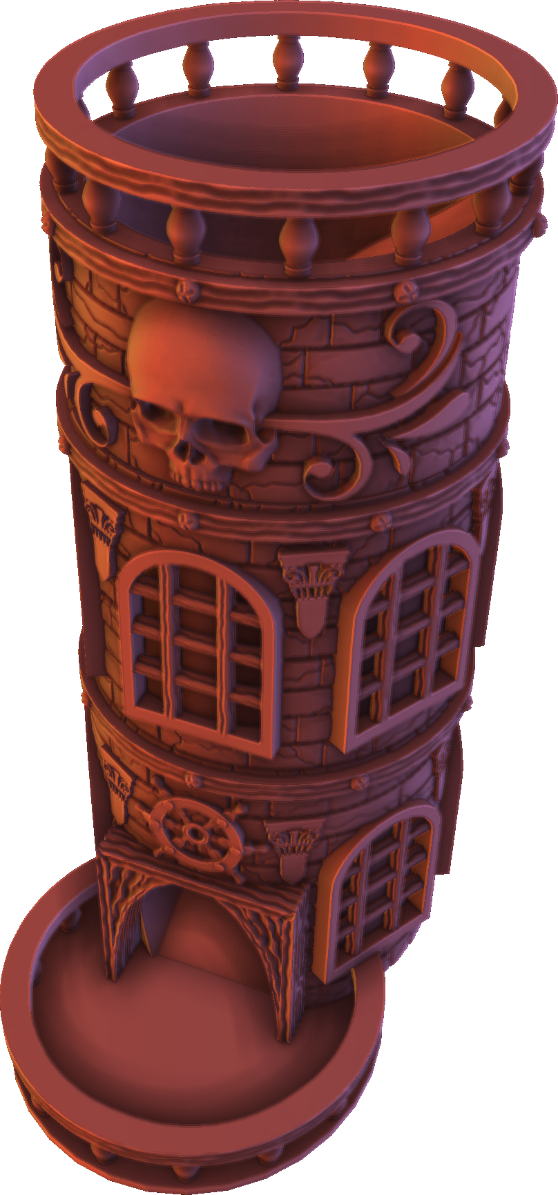 Hera'Stone - Pirate Dice Tower - DnD/TTRPG/Roleplaying/Wargames