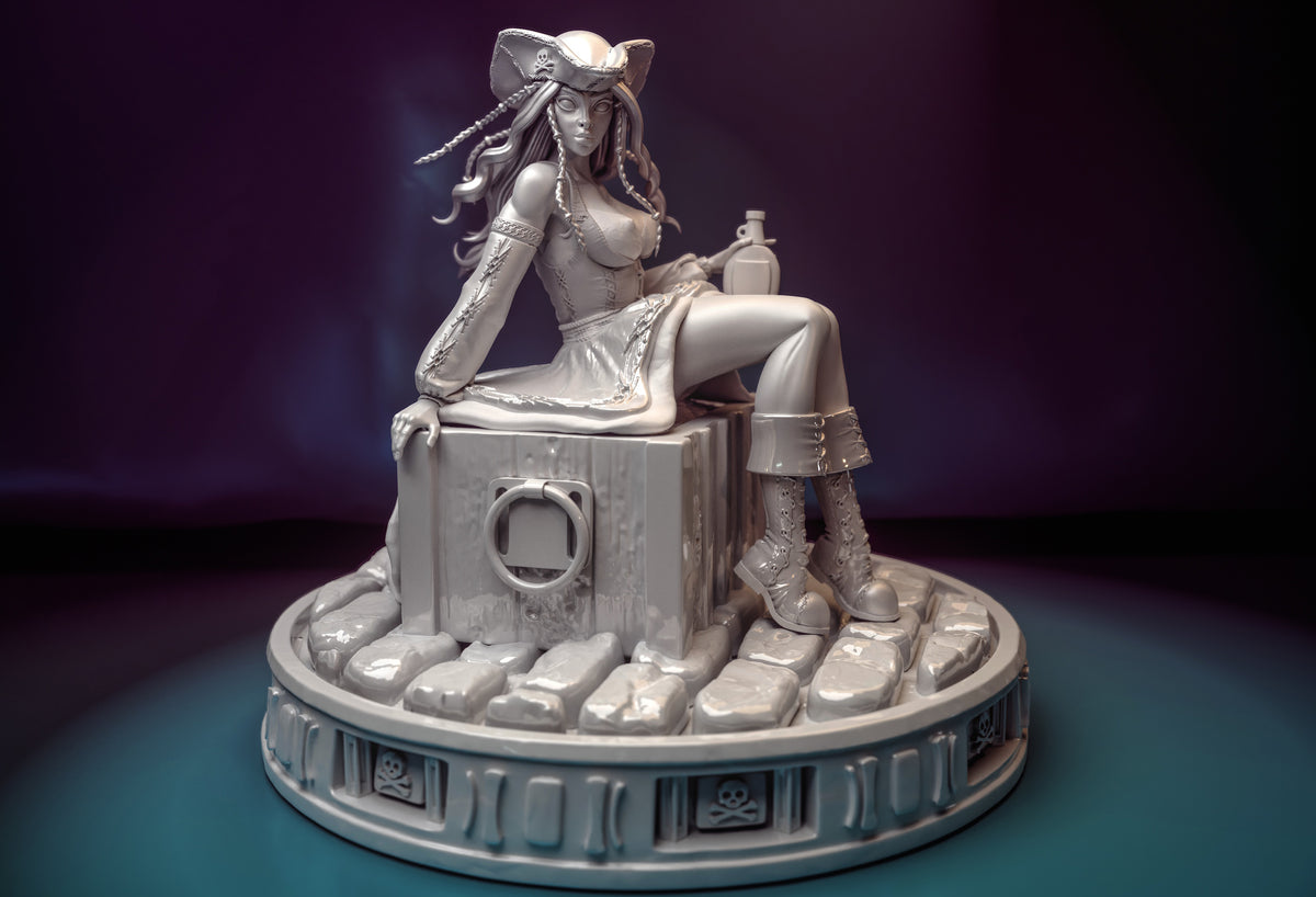 AVD Studios - Pirate Selene - 100mm Pin Up/Figure/Model/Diorama