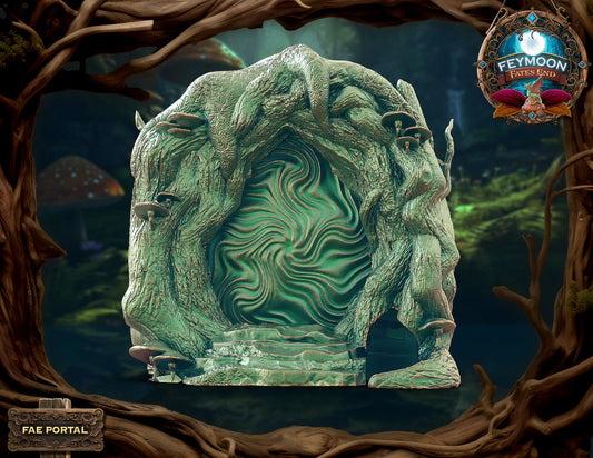 FatesEnd - Feymoon - Fae Portal Dice Box - DnD/TTRPG/Roleplaying/Wargames