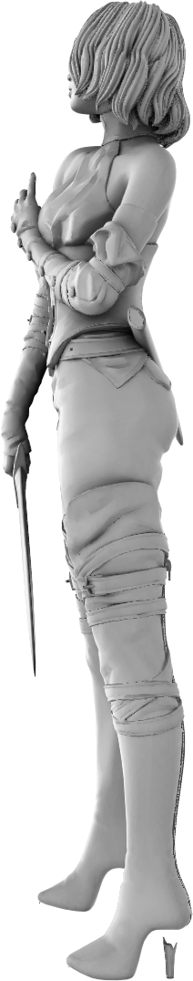 Nick T - Celesta the Rogue - 75/150mm Pin Up/Figure/Model/Diorama