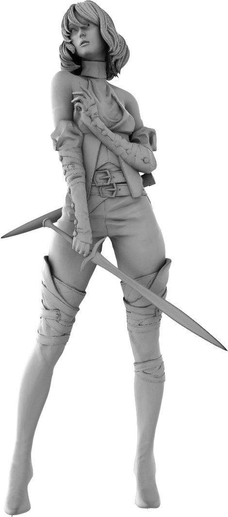 Nick T - Celesta the Rogue - 75/150mm Pin Up/Figure/Model/Diorama