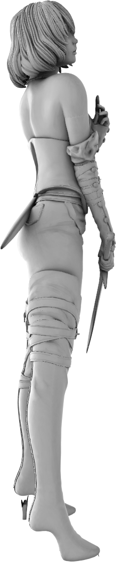 Nick T - Celesta the Rogue - 75/150mm Pin Up/Figure/Model/Diorama