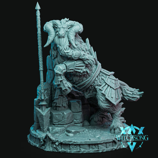 Witchsong Miniatures - Kahrtrop, Defender of the North - 2 Poses - DnD/TTRPG Figure/Miniature