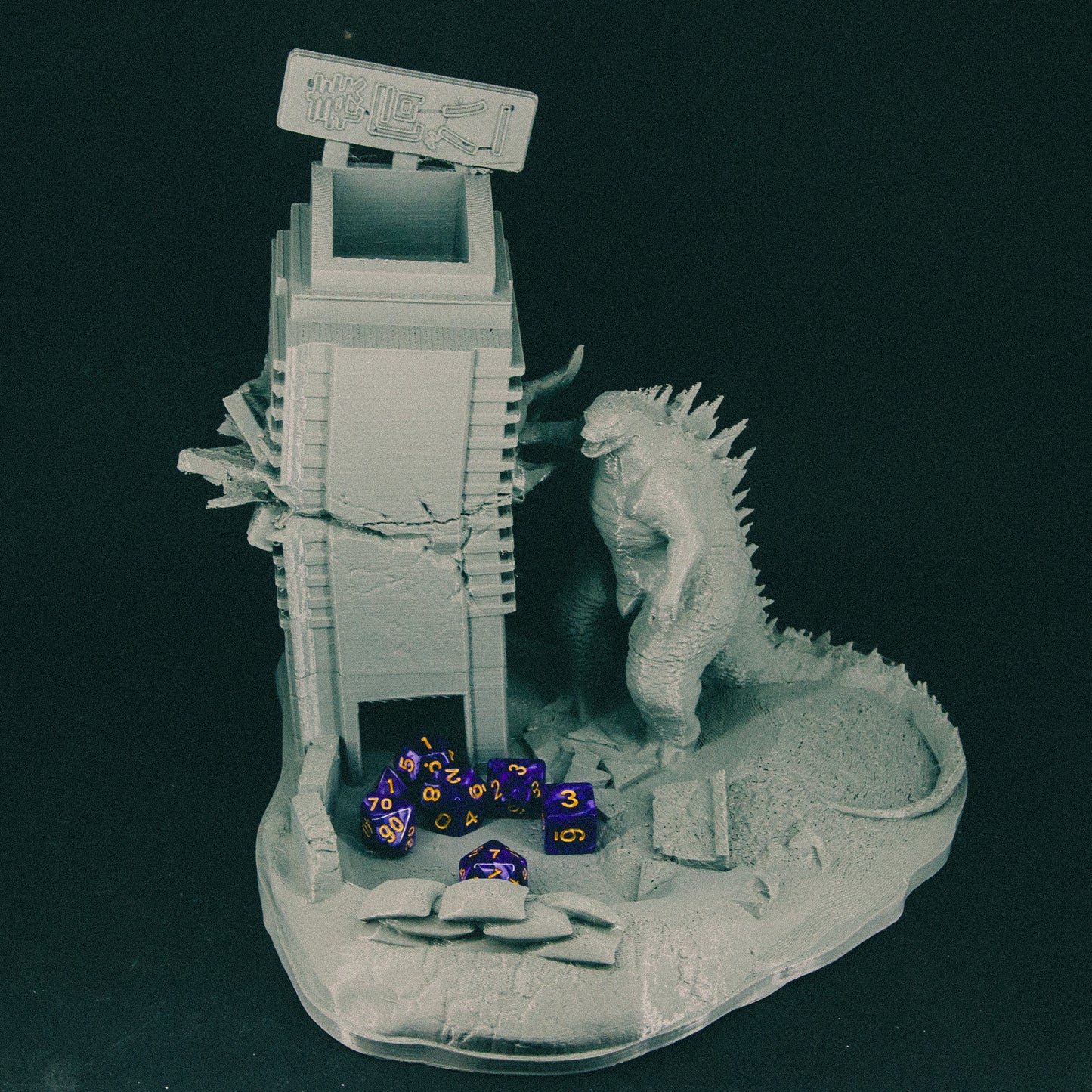 Possibly Cool Dice Tower - Godzilla - DnD/TTRPG/Roleplaying/Wargames