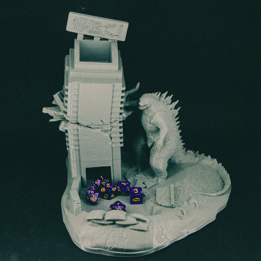 Possibly Cool Dice Tower - Godzilla - DnD/TTRPG/Roleplaying/Wargames