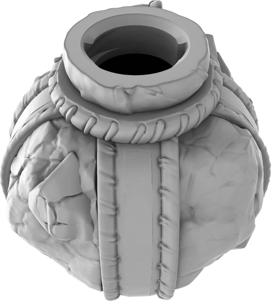 Ars Moriendi - Variety Potion Dice Holder - Stoneskin - DnD/TTRPG/Roleplaying/Wargames - Helios3DPrinting
