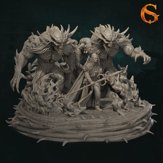 Solgoodcreations - Demonic Incursion in Kharkiv - Sorcerer Pou-Tan - DnD/TTRPG Figure/Miniature