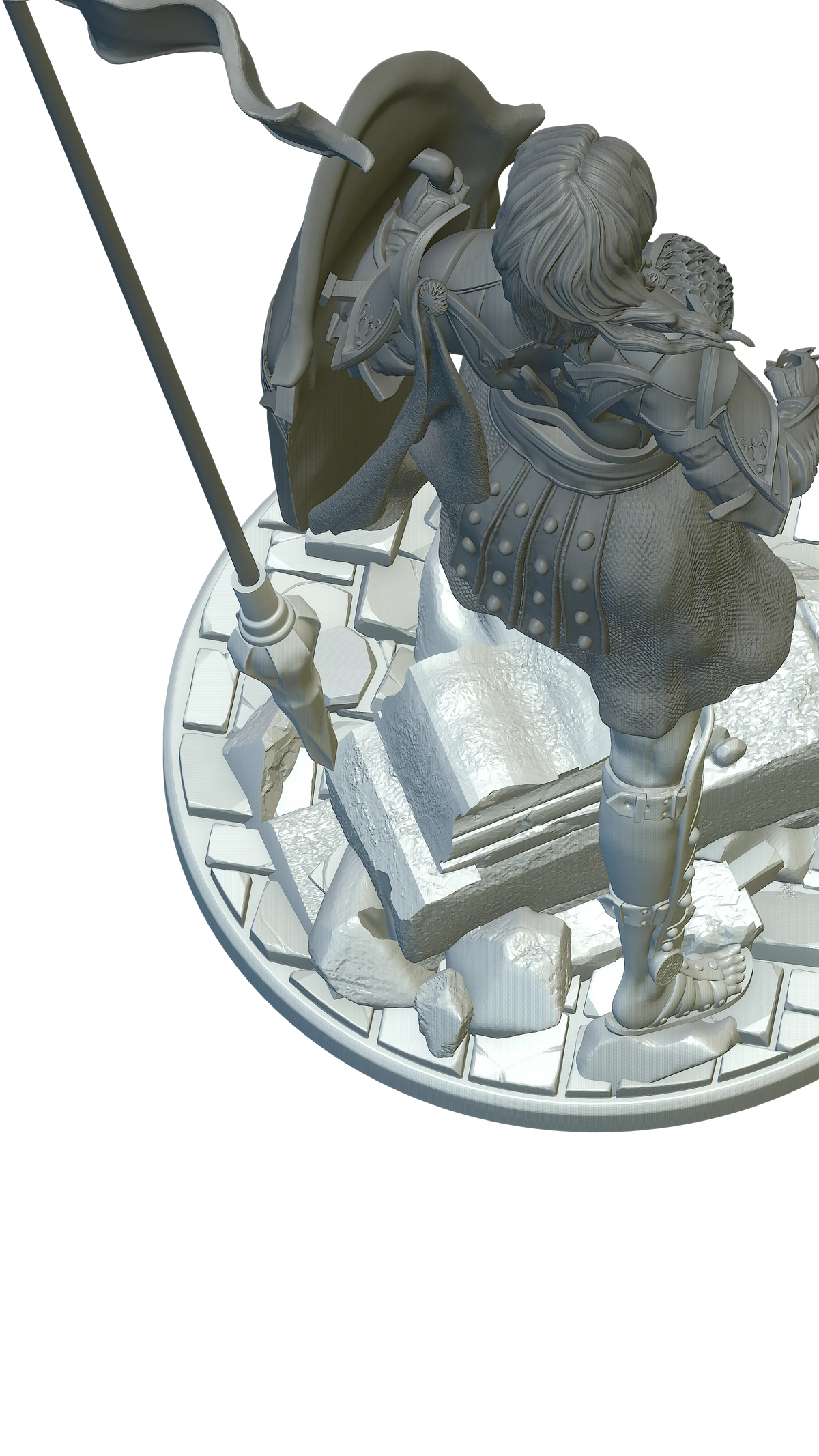 Questkeeper - Commander Adrienne - 75/120mm Pin Up/Figure/Model/Diorama