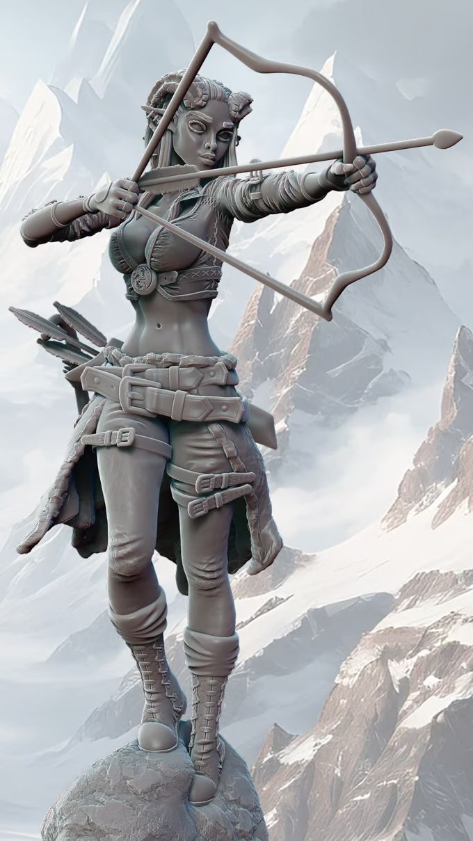 AVD Studios - Tiefling #1 - 75mm Pin Up/Figure/Model/Diorama