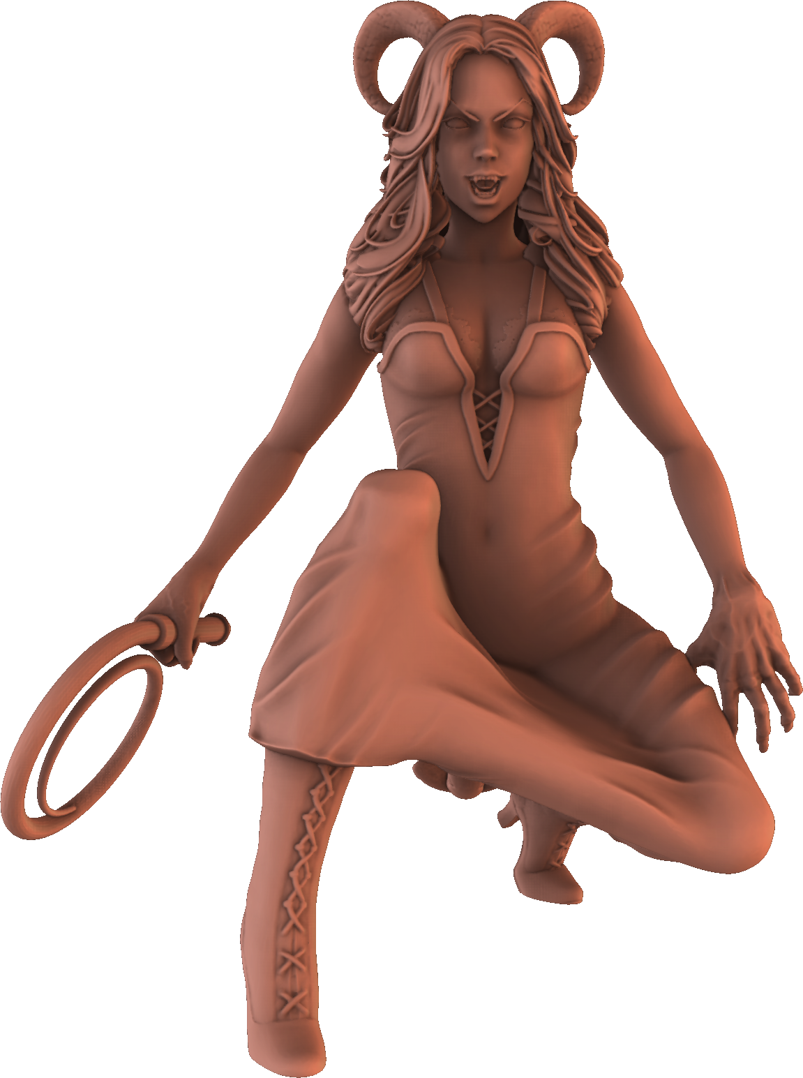 Necropolis of Sakkara - Purple the Succubus #2 - 75mm Pin Up/Figure/Model/Diorama