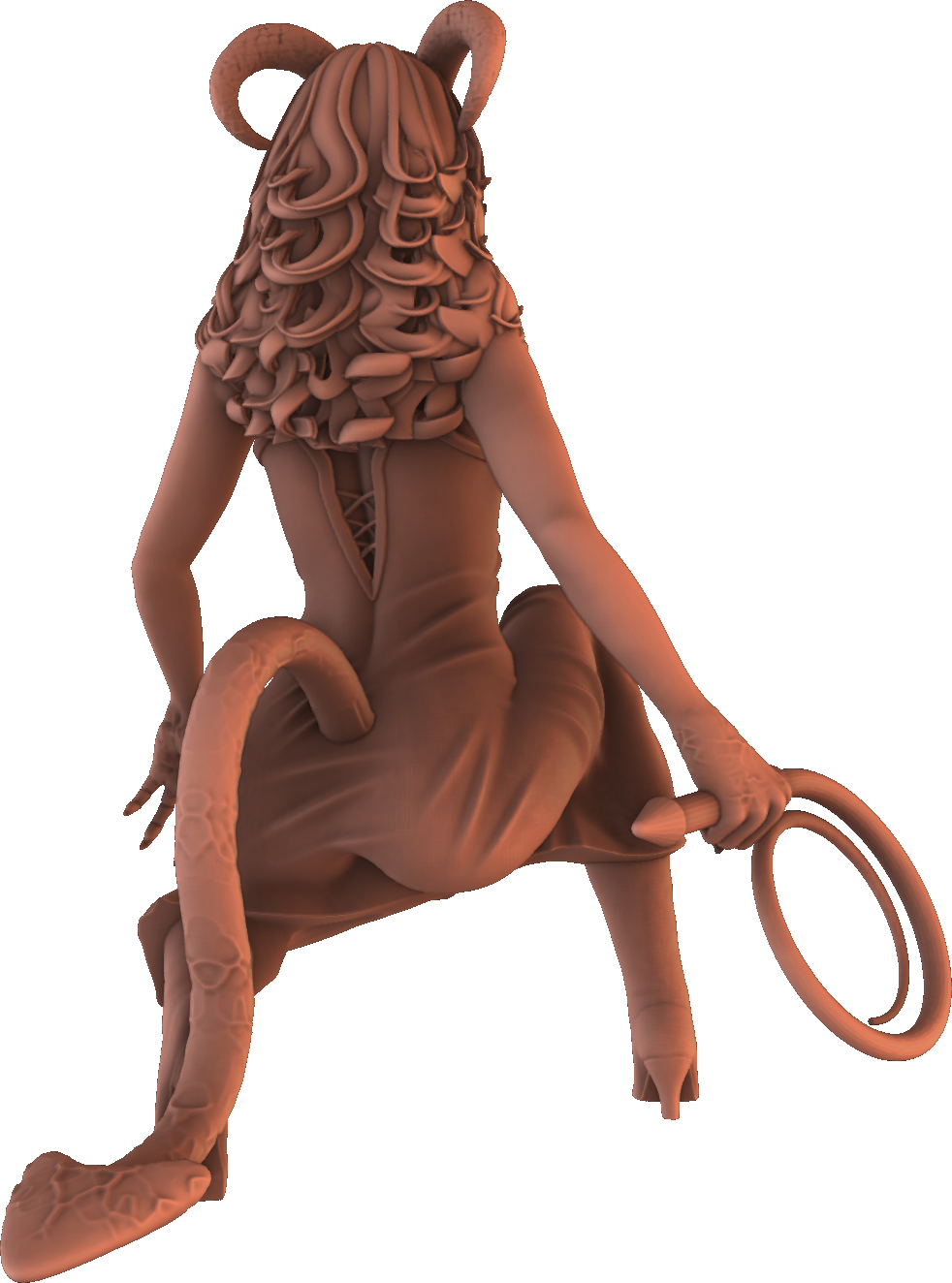 Necropolis of Sakkara - Purple the Succubus #2 - 75mm Pin Up/Figure/Model/Diorama