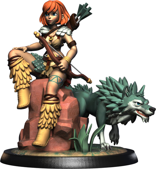 3D IPStudios - Sienna The Firehunter - Pin Up/Figure/Model/Diorama - Helios3DPrinting
