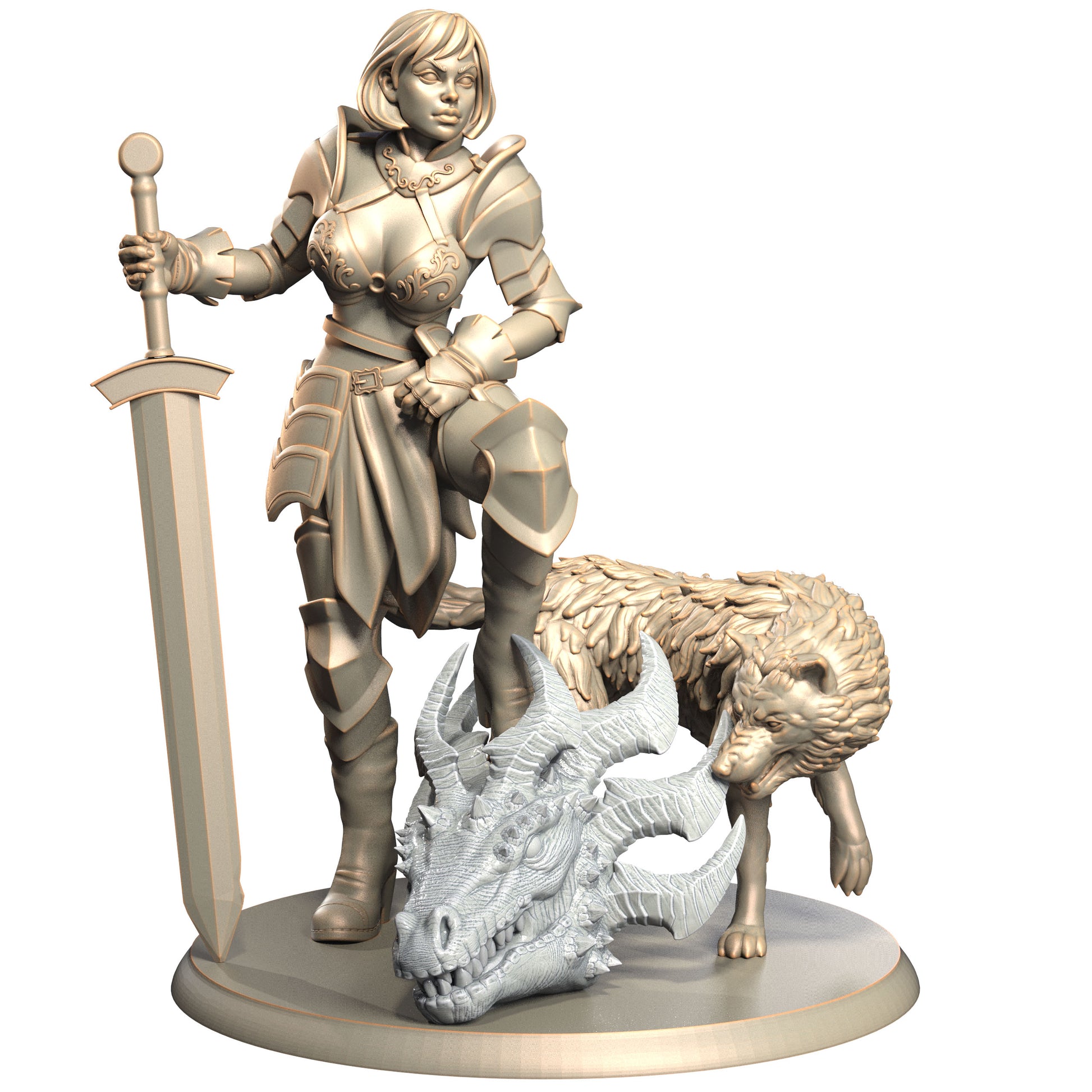 3D IPStudios - Valerie the Vampire Hunter - Pin Up/Figure/Figurine/Diorama - Helios3DPrinting
