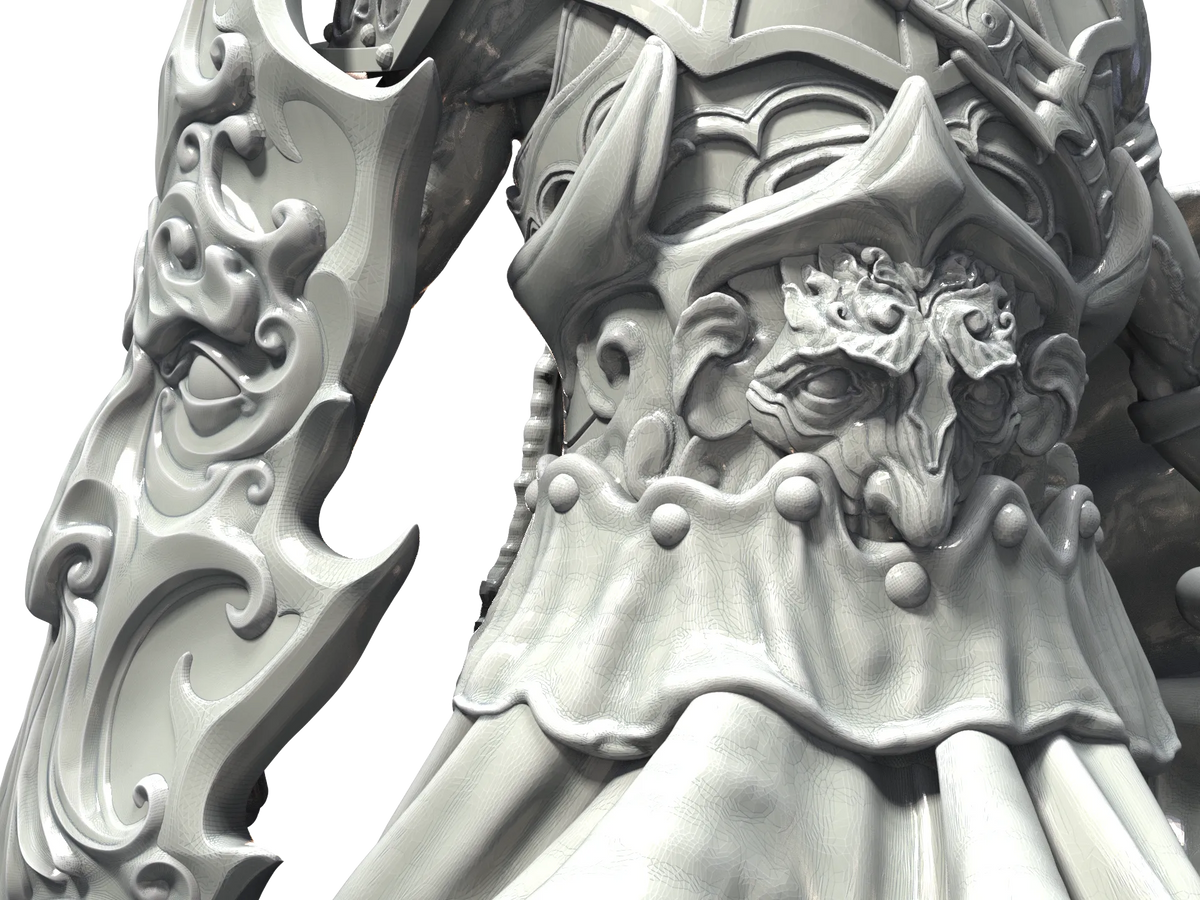 Fantasy Warriors - Artaghas the Undead King - 75/120mm Pin Up/Figure/Model/Diorama