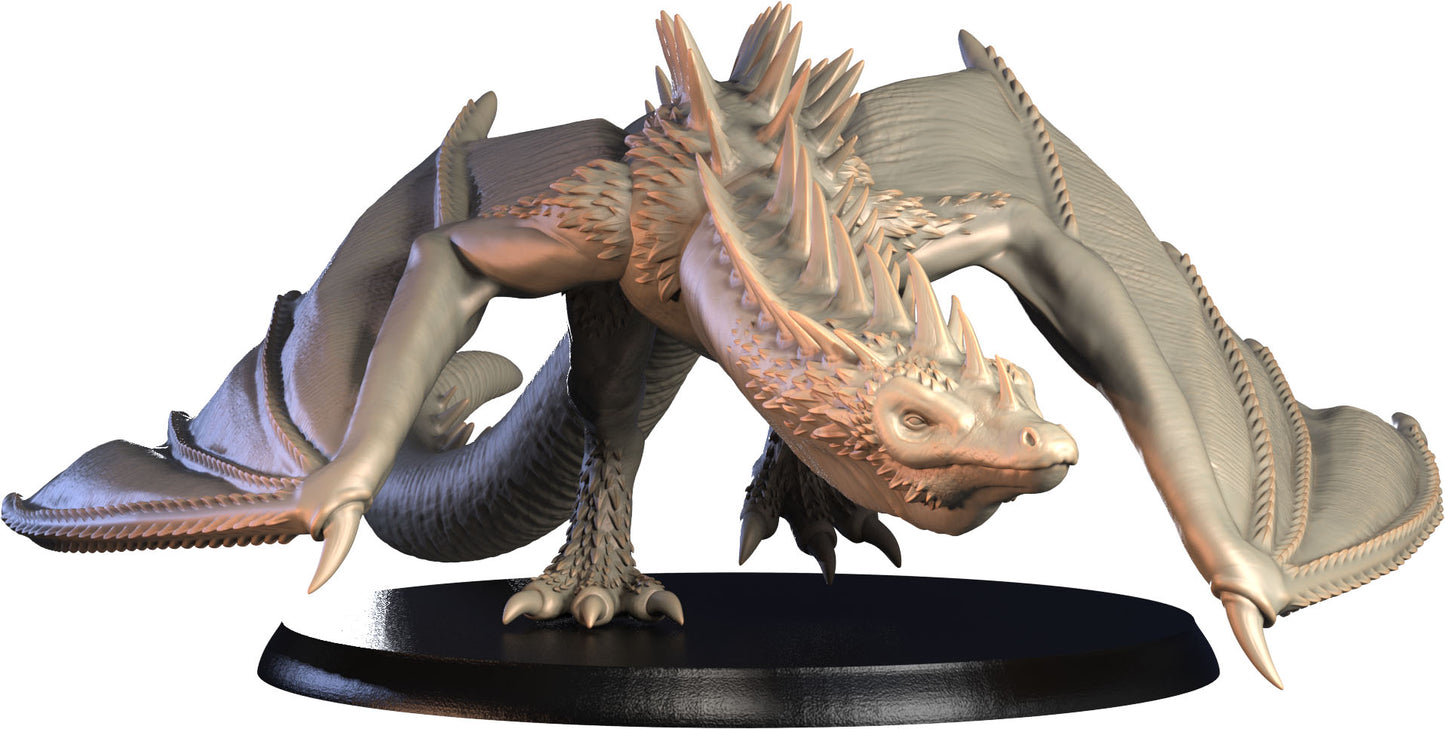 3D IPStudios - Dragons Worlds #2 - Rezzerth - DnD/TTRPG Figure/Miniature - Helios3DPrinting