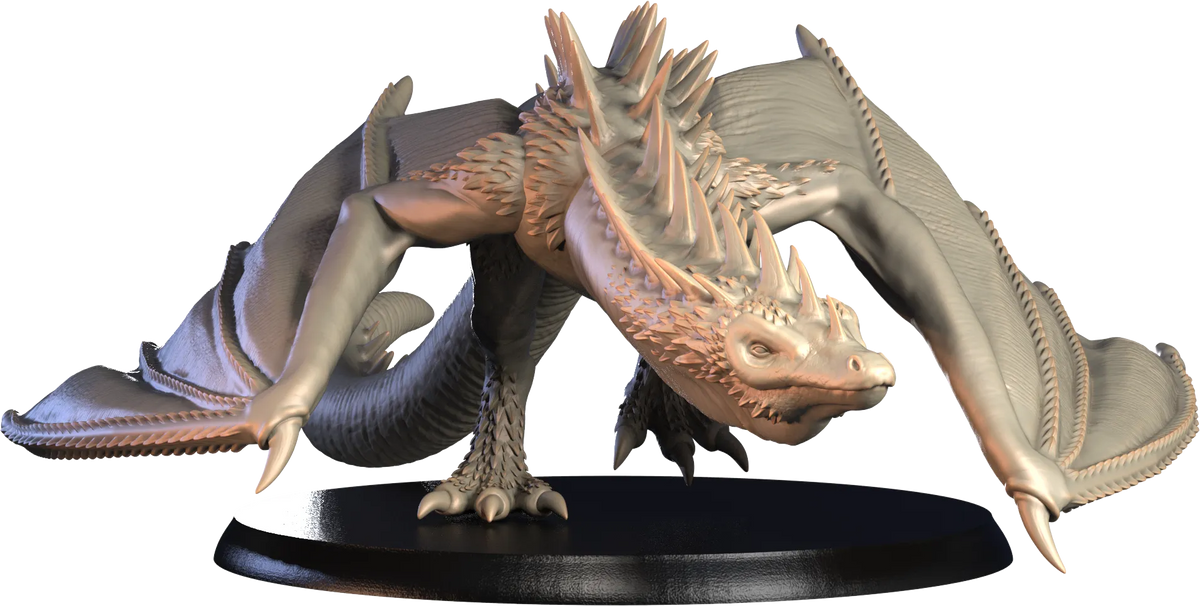 3D IPStudios - Dragons Worlds #2 - Rezzerth - DnD/TTRPG Figure/Miniature
