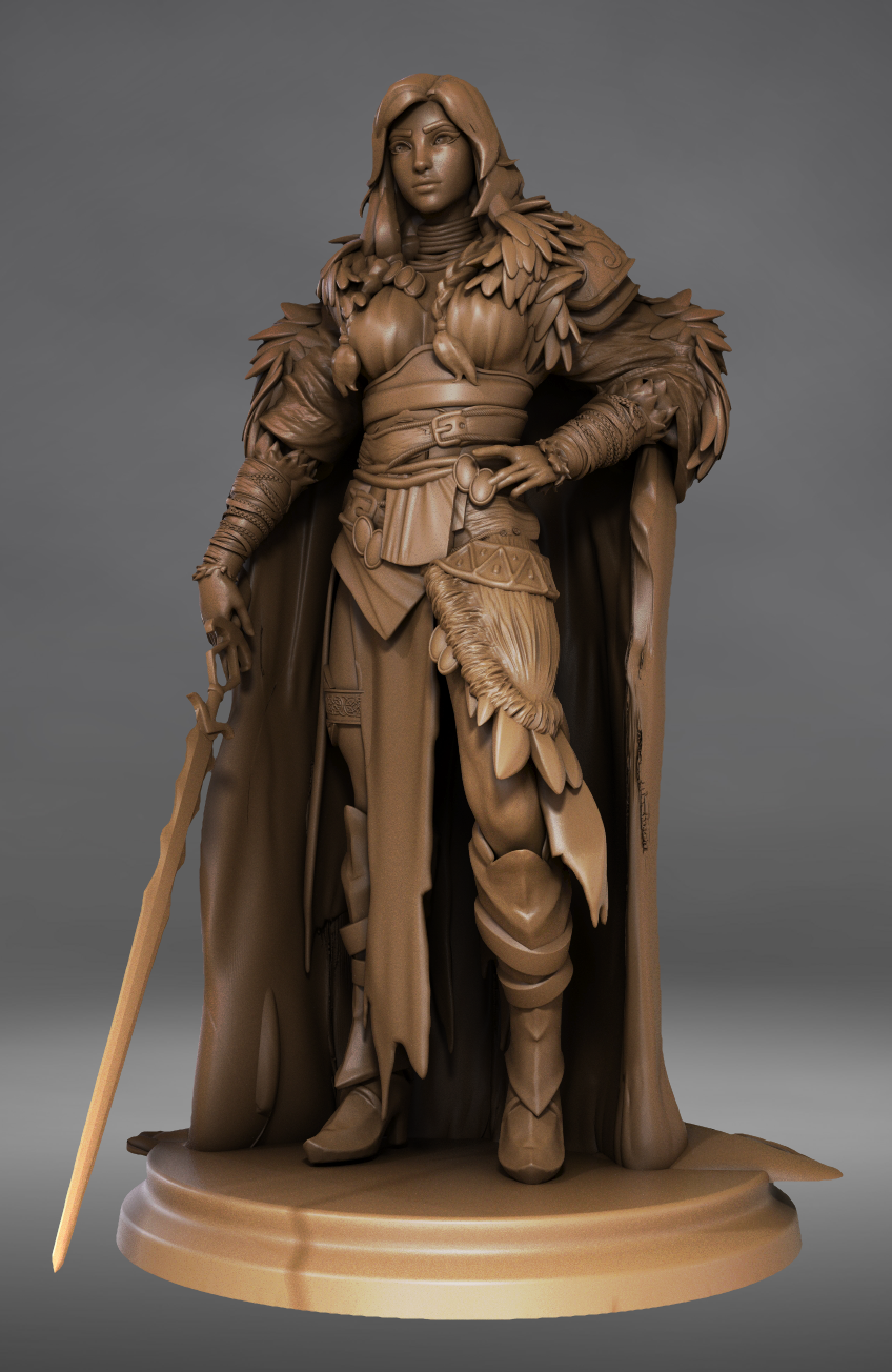 Broken Sword - Northern Warriors - Sorcerer - 75mm Pin Up/Figure/Model/Diorama