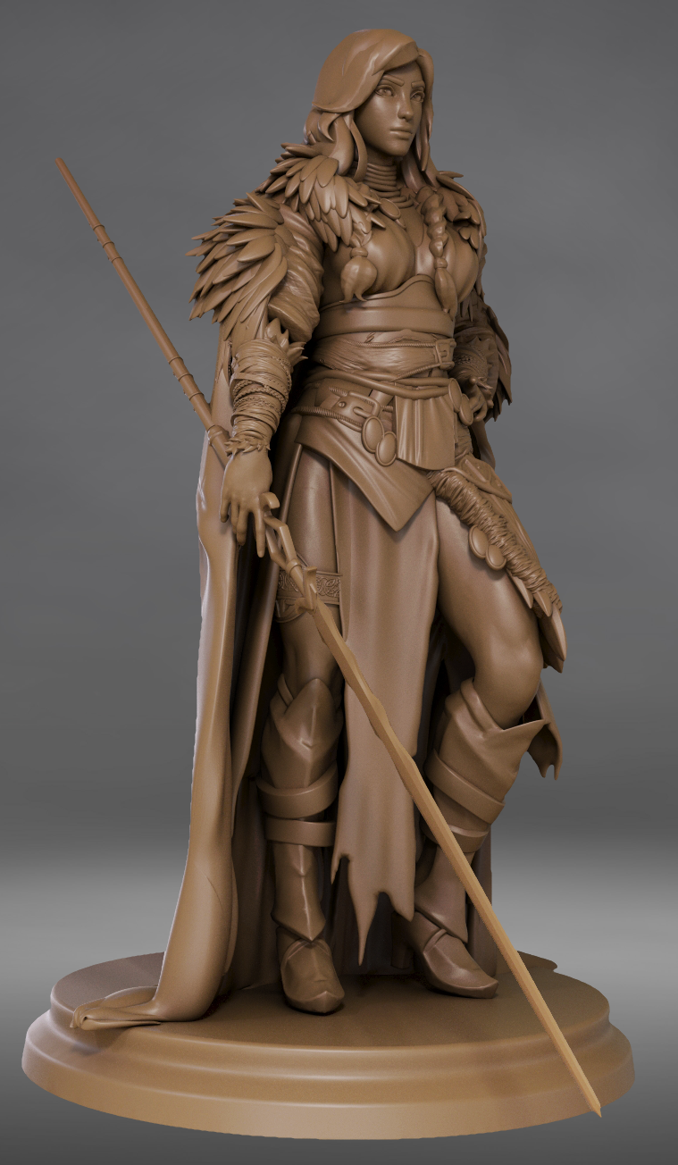 Broken Sword - Northern Warriors - Sorcerer - 75mm Pin Up/Figure/Model/Diorama
