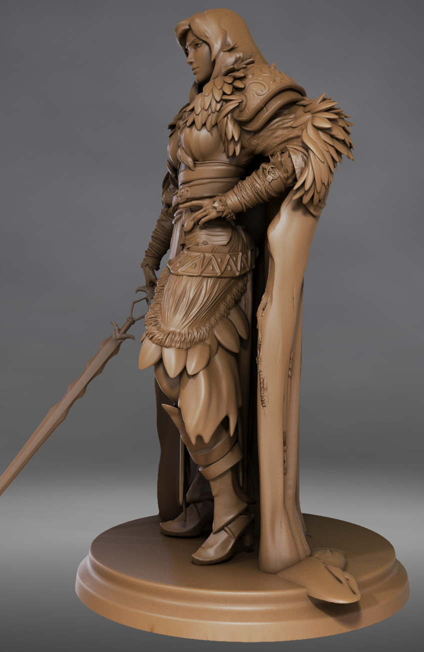 Broken Sword - Northern Warriors - Sorcerer - 75mm Pin Up/Figure/Model/Diorama