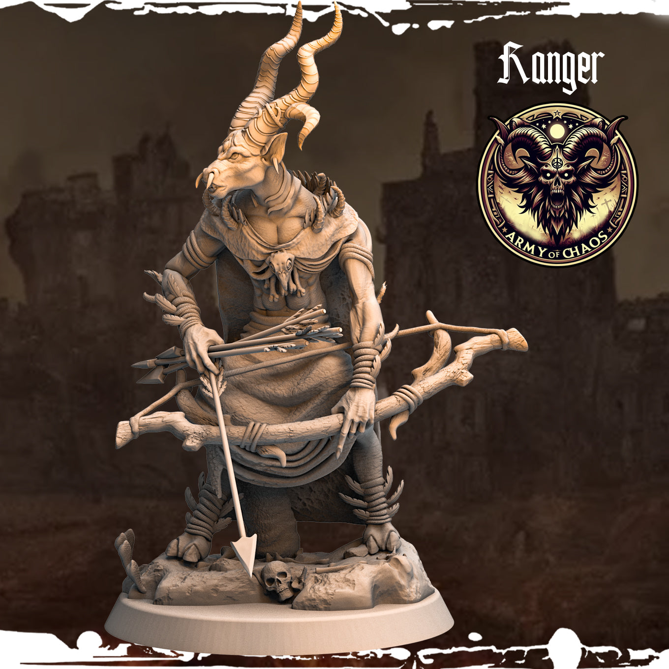 Monolith Arts - Beasts - Ranger #1 - DnD/TTRPG Figure/Miniature