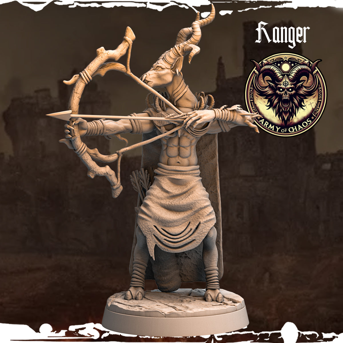 Monolith Arts - Beasts - Ranger #11 - DnD/TTRPG Figure/Miniature