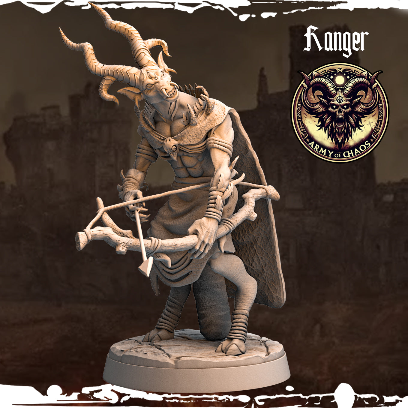 Monolith Arts - Beasts - Ranger #2 - DnD/TTRPG Figure/Miniature