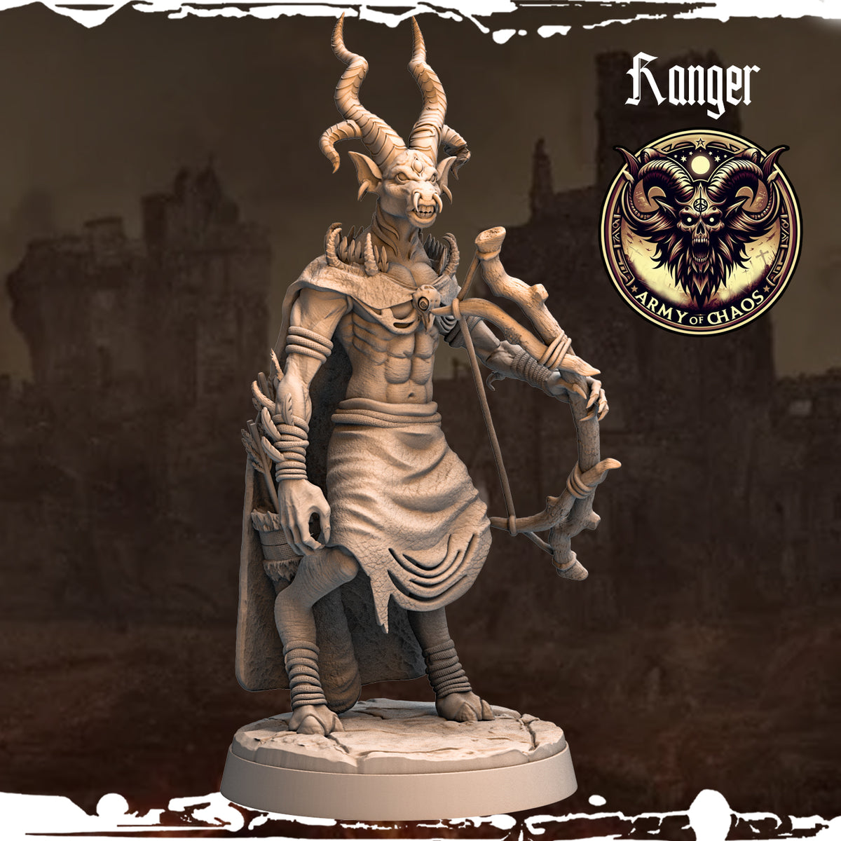Monolith Arts - Beasts - Ranger #4 - DnD/TTRPG Figure/Miniature
