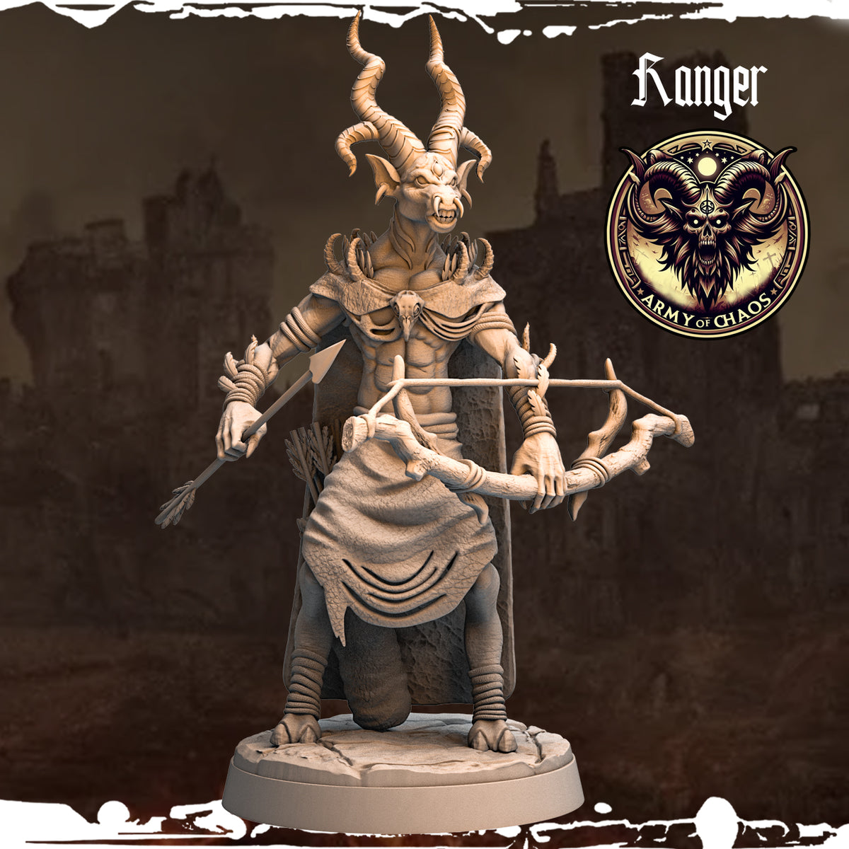Monolith Arts - Beasts - Ranger #6 - DnD/TTRPG Figure/Miniature