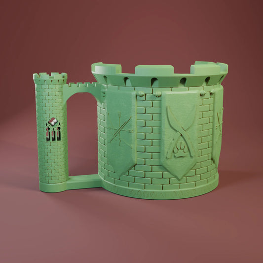 Jacob & Kira - Can-Holding Dice Towers - Ranger - DnD/TTRPG/Roleplaying/Wargames