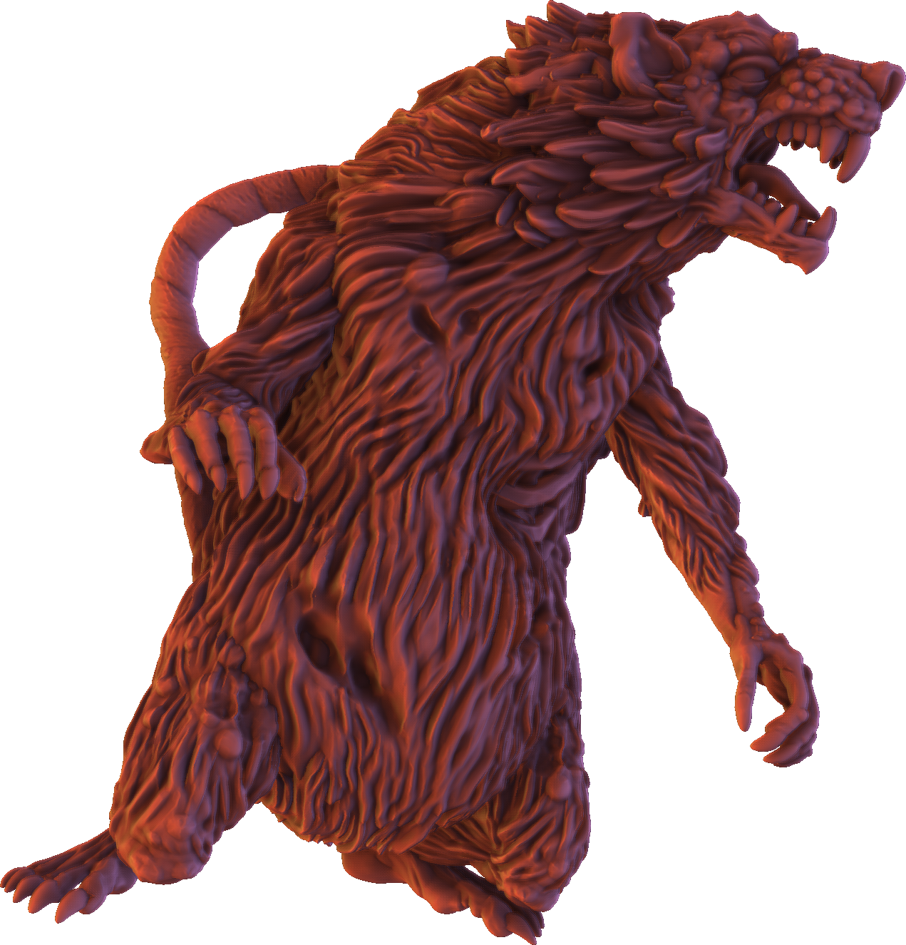 Forged Path - Willowbrook Underworld - Rabid Rats - DnD/TTRPG Figure/Miniature