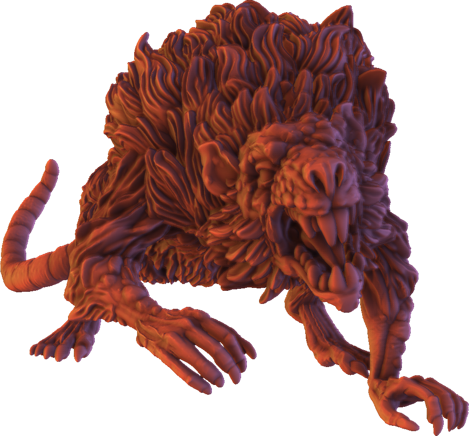 Forged Path - Willowbrook Underworld - Rabid Rats - DnD/TTRPG Figure/Miniature