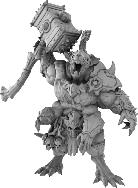 Brayan Nafarrate - Rat Berserker #1 - DnD/TTRPG Figure/Miniature