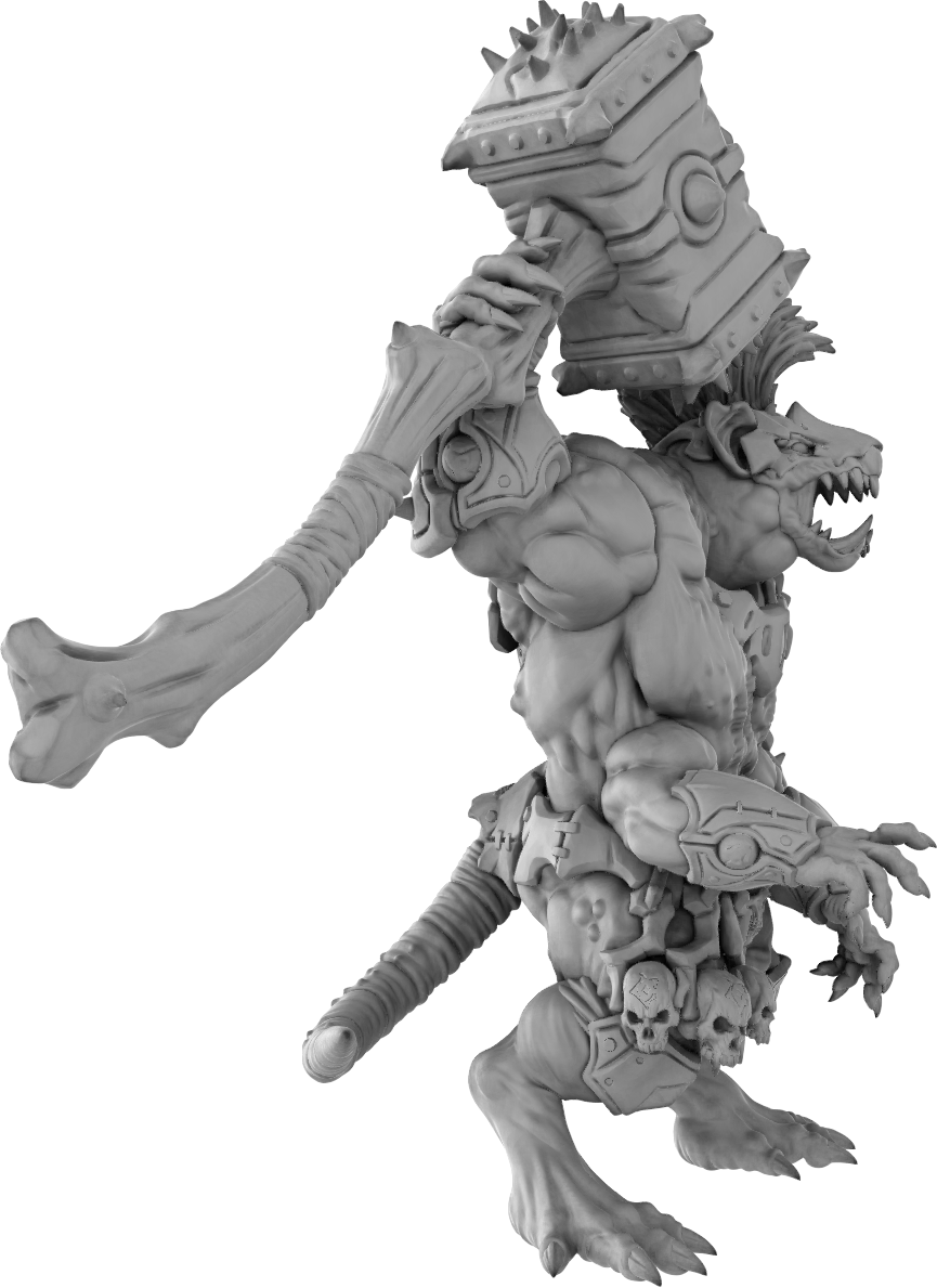 Brayan Nafarrate - Rat Berserker #1 - DnD/TTRPG Figure/Miniature
