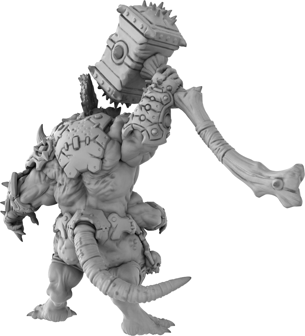 Brayan Nafarrate - Rat Berserker #1 - DnD/TTRPG Figure/Miniature