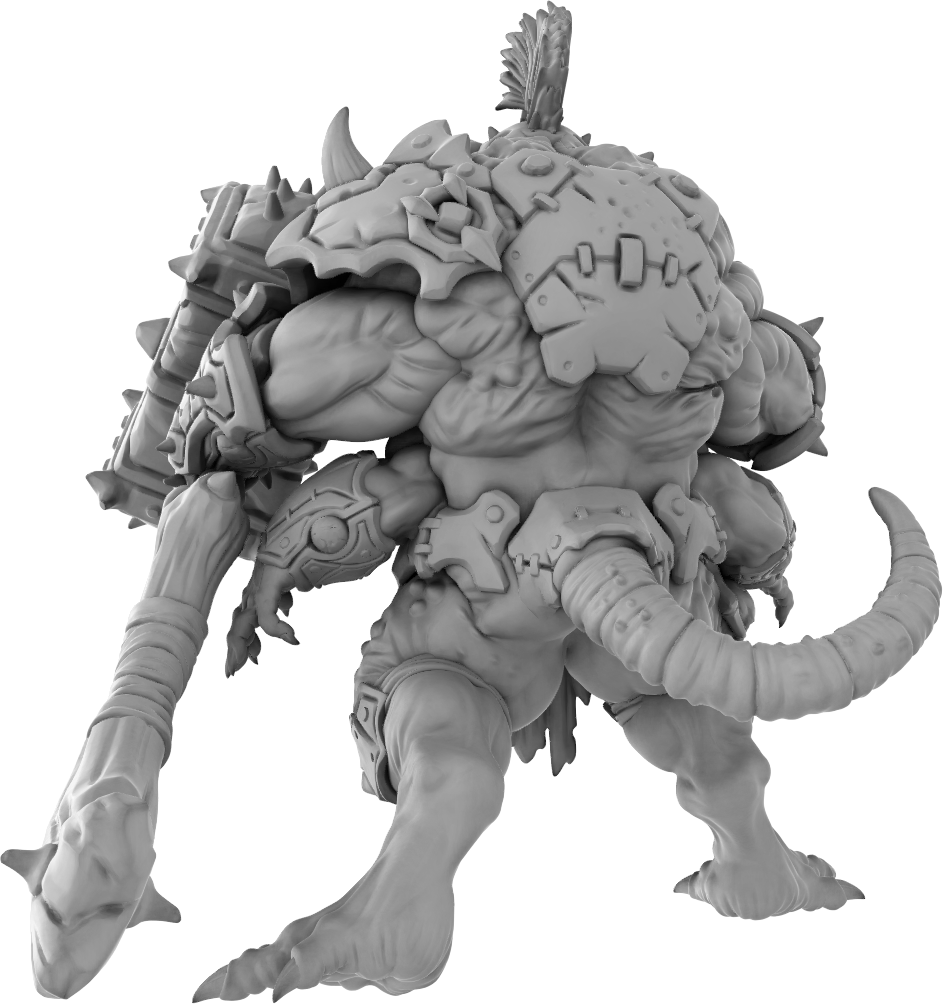 Brayan Nafarrate - Rat Berserker #2 - DnD/TTRPG Figure/Miniature